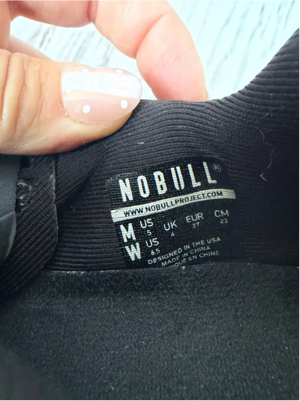 Women's NOBULL Sneakers Size 6.5 Black and Brown